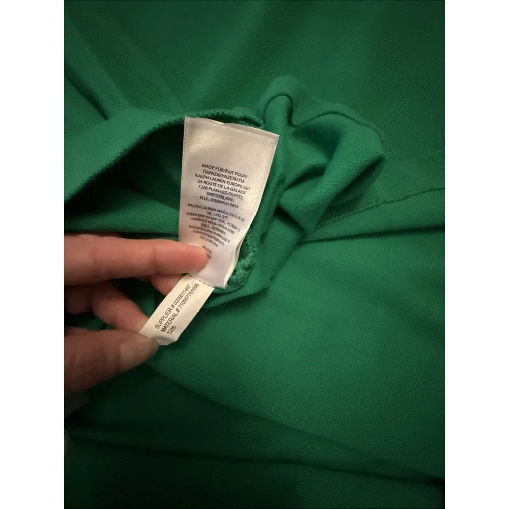 Ralph Lauren Polo Men's XL Green Pony 100% Cotton Stretch Classic Fit